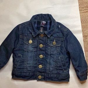 ZARA BABY BOY DENIM LINED JEAN JACKET SZ. 3-6M